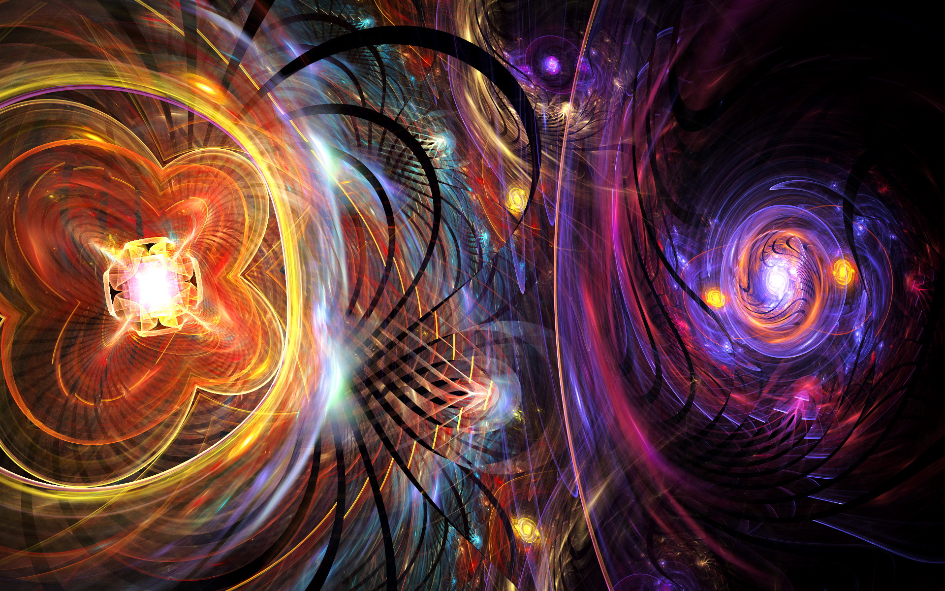 fonds d'écran trippy cool,art fractal,lumière,art,violet,modèle