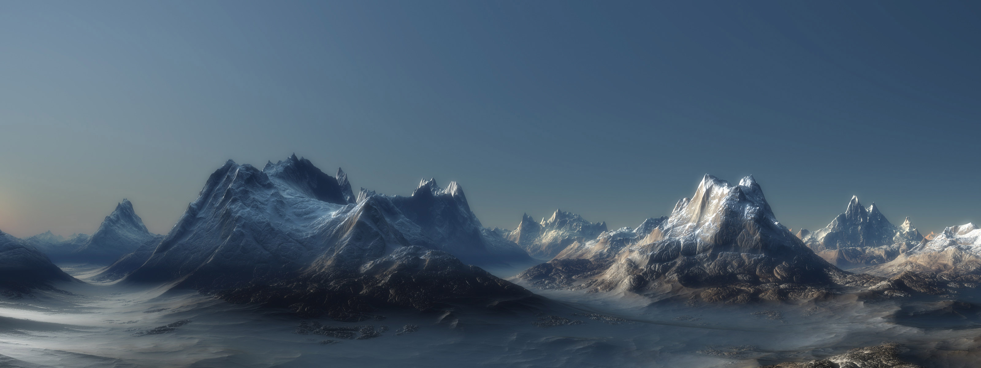 fondo de pantalla ultra panorámico,montaña,cordillera,cielo,naturaleza,alpes
