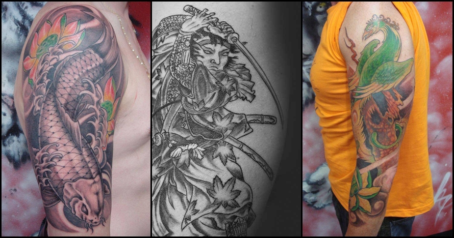 wallpaper tato keren,tattoo,arm,shoulder,sleeve,flesh