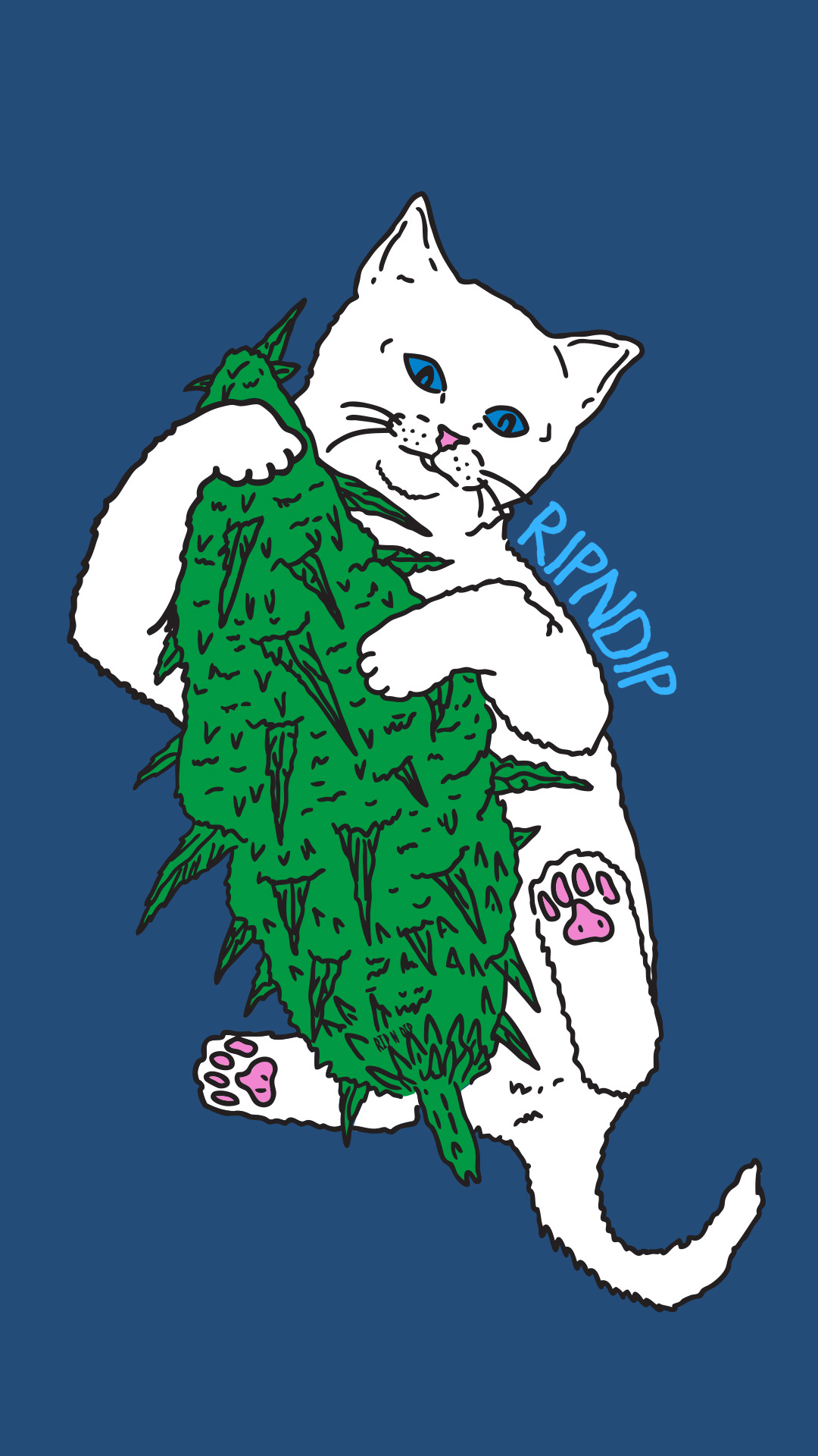 ripndip wallpaper hd,gatto,verde,cartone animato,illustrazione,felidae (#306533) - WallpaperUse