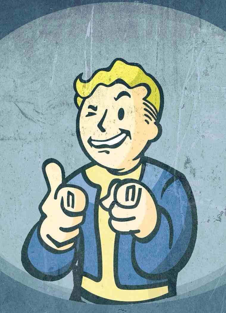 fallout vault boy wallpaper,karikatur,animierter cartoon,illustration,kunst,animation