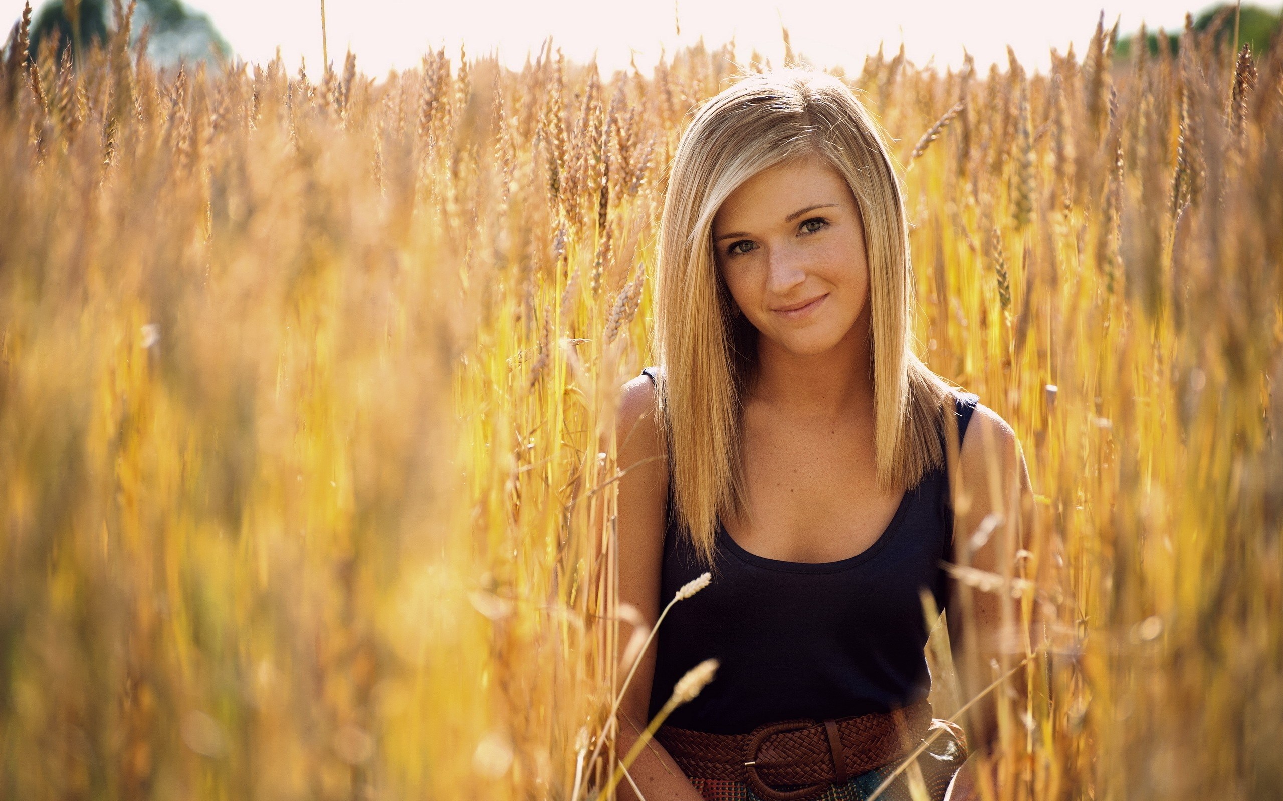 blonde girl wallpaper,people in nature,hair,blond,yellow,field