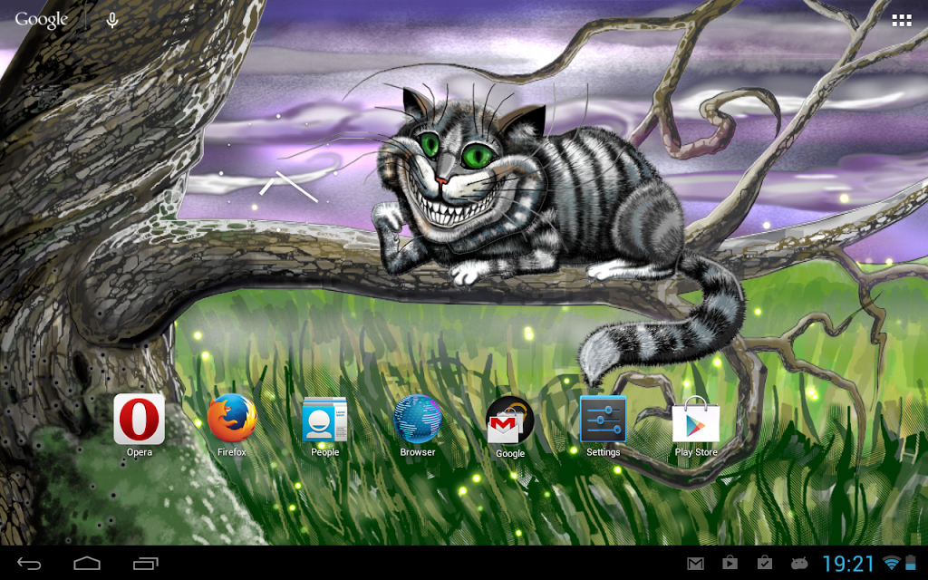 cheshire cat live wallpaper,grün,erfundener charakter,spiele,baum,urwald