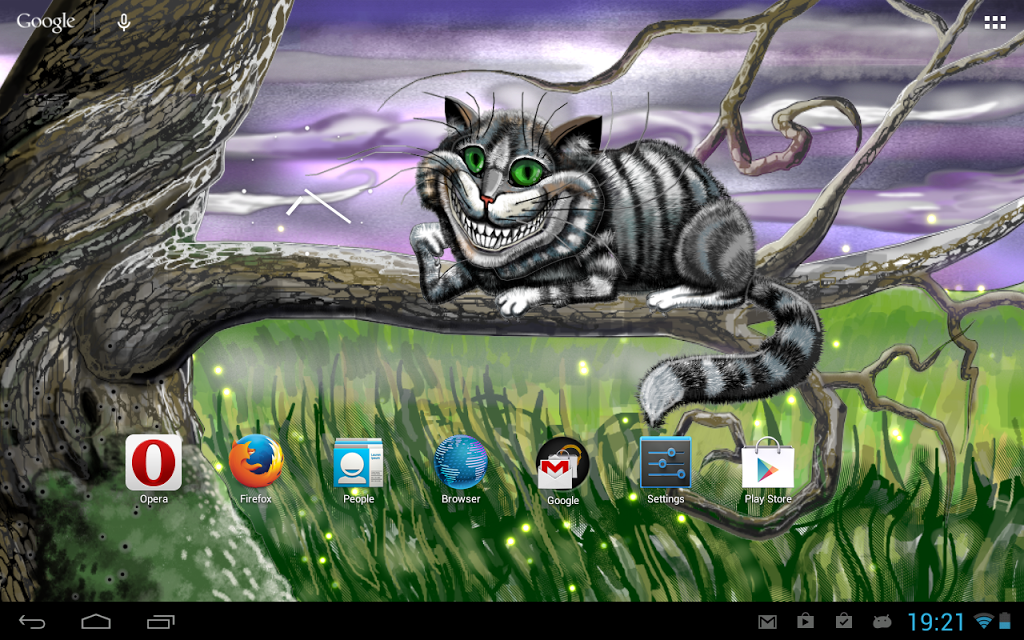 cheshire cat live wallpaper,verde,personaggio fittizio,giochi,albero,giungla