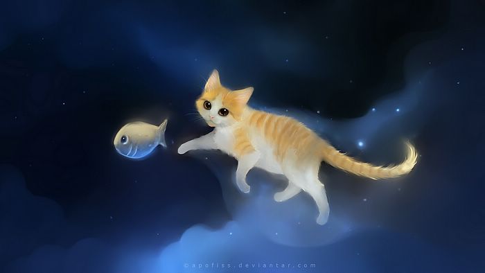 gato dibujo fondo de pantalla,gato,felidae,cielo,gatos pequeños a medianos,gatito