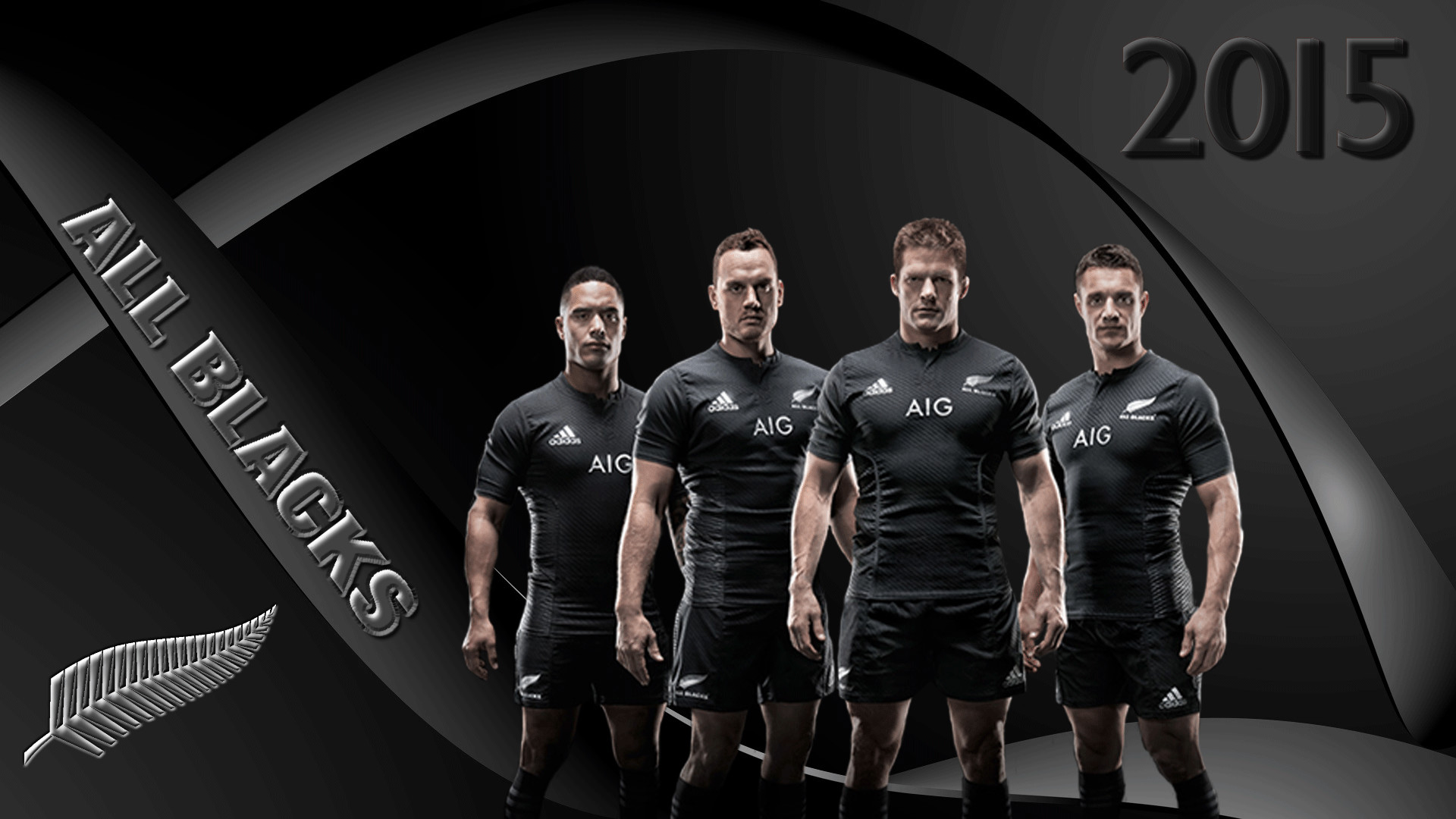 all black rugby wallpaper,team,crew,personal protective equipment,label,flash photography