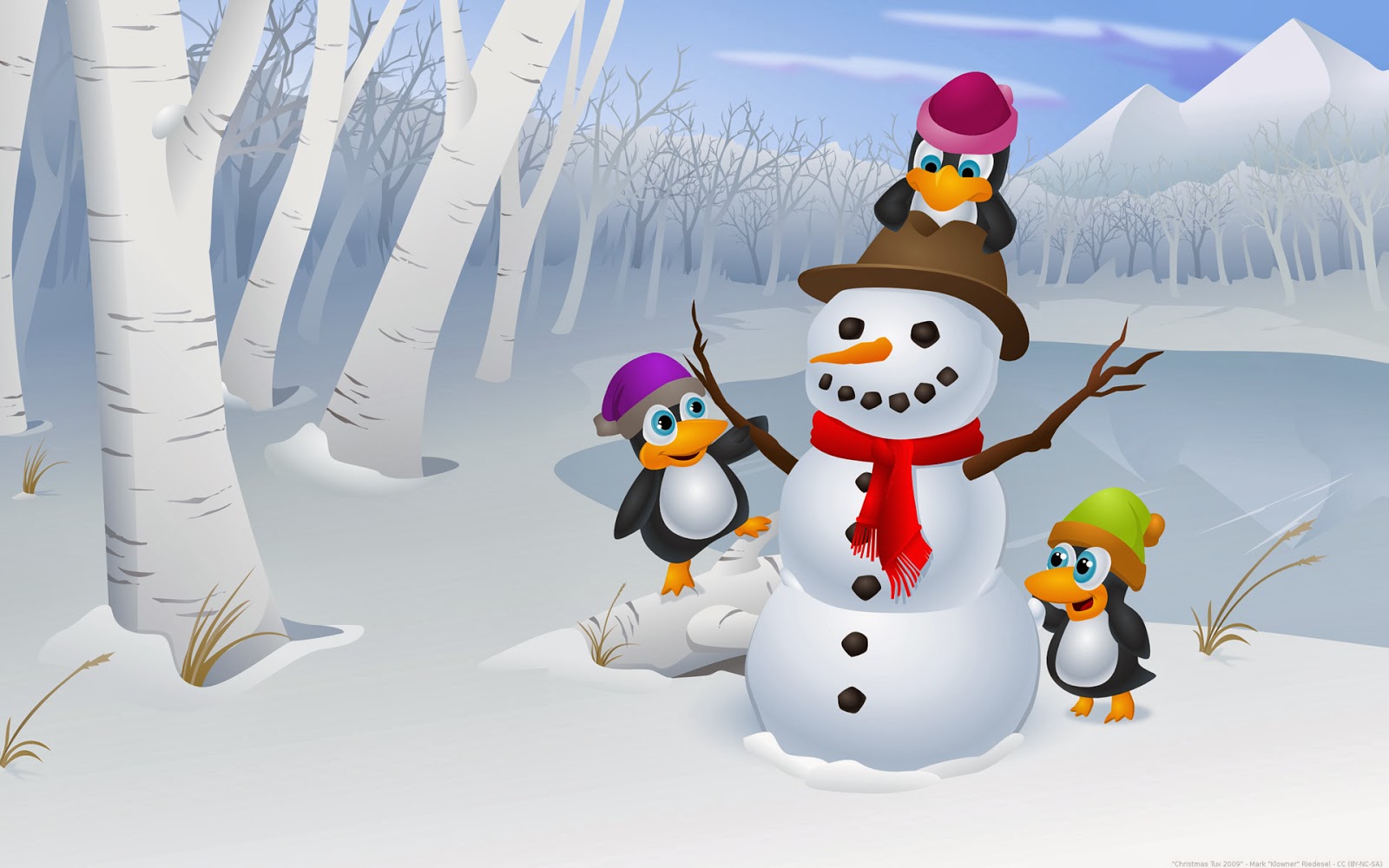 fond d'écran bonhomme de neige hd,bonhomme de neige,dessin animé,hiver,neige,dessin animé