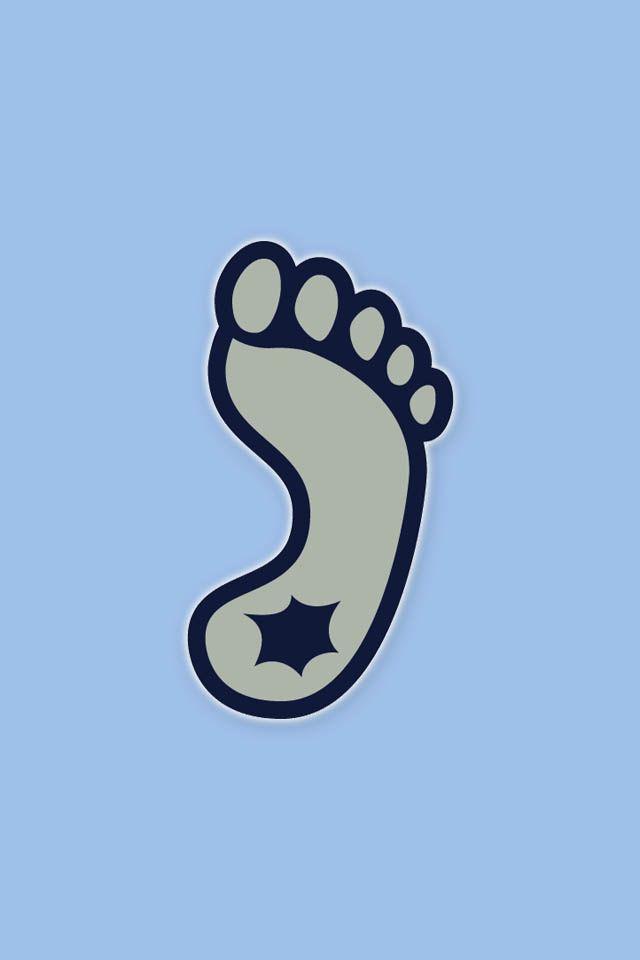 unc iphone wallpaper,logo,footprint,font,leg,foot