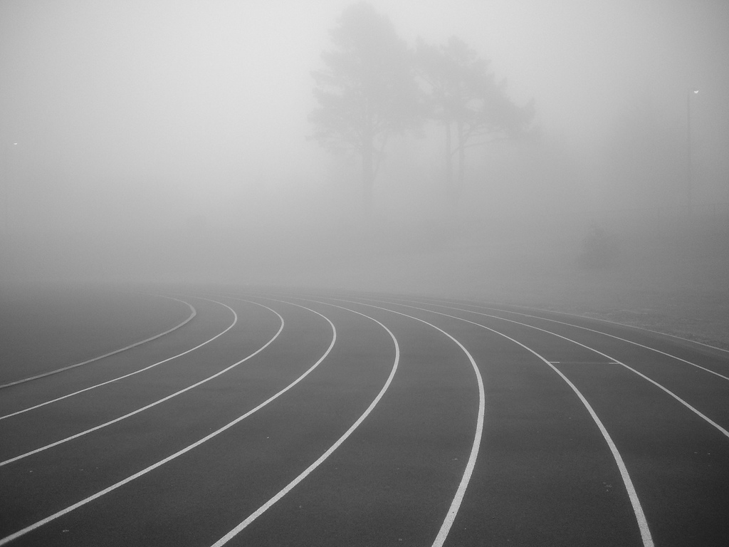 陸上競技の壁紙,白い,霧,黒,靄,空