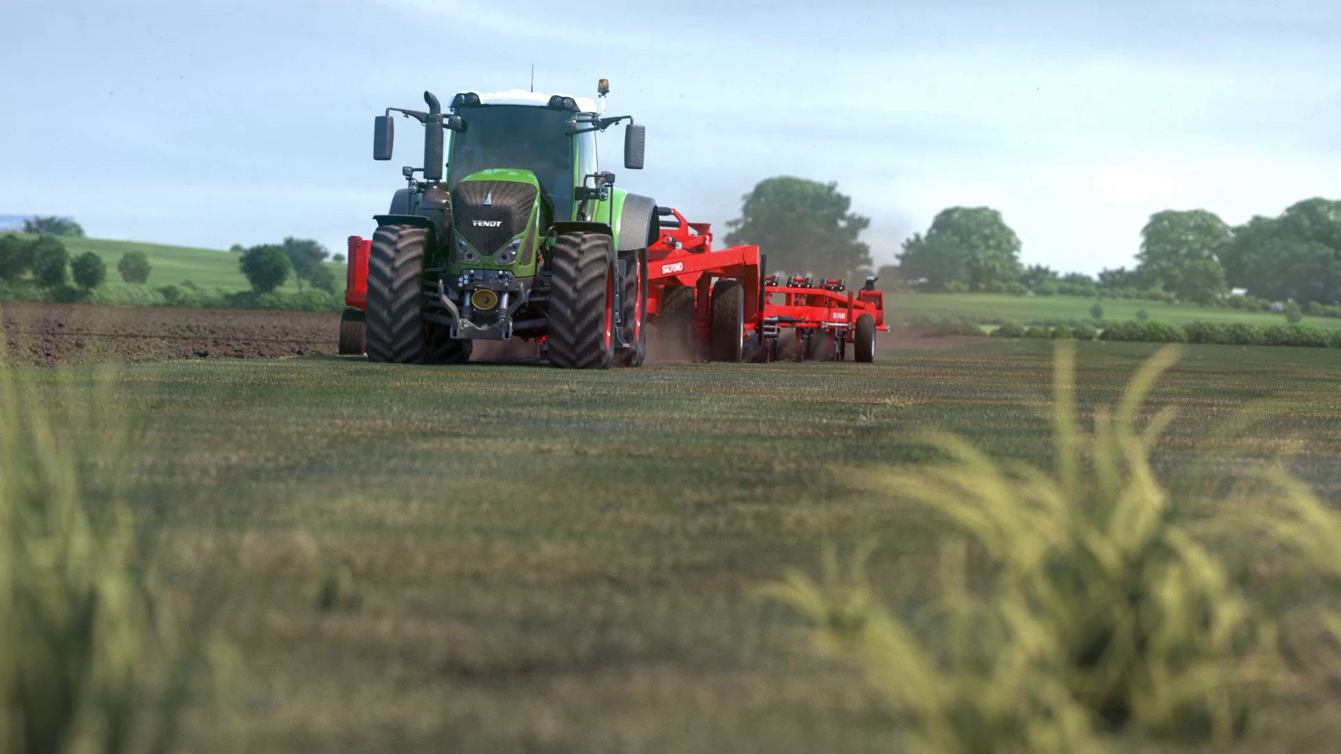 farming simulator wallpaper,field,vehicle,agricultural machinery,tractor,agriculture