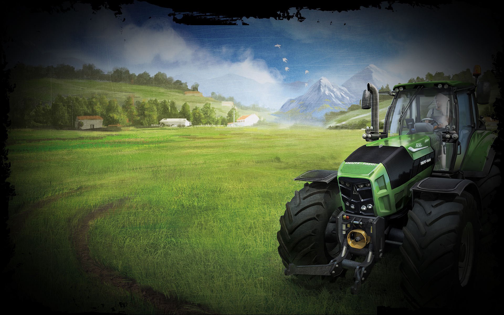 farming simulator wallpaper,nature,green,pc game,games,mode of transport