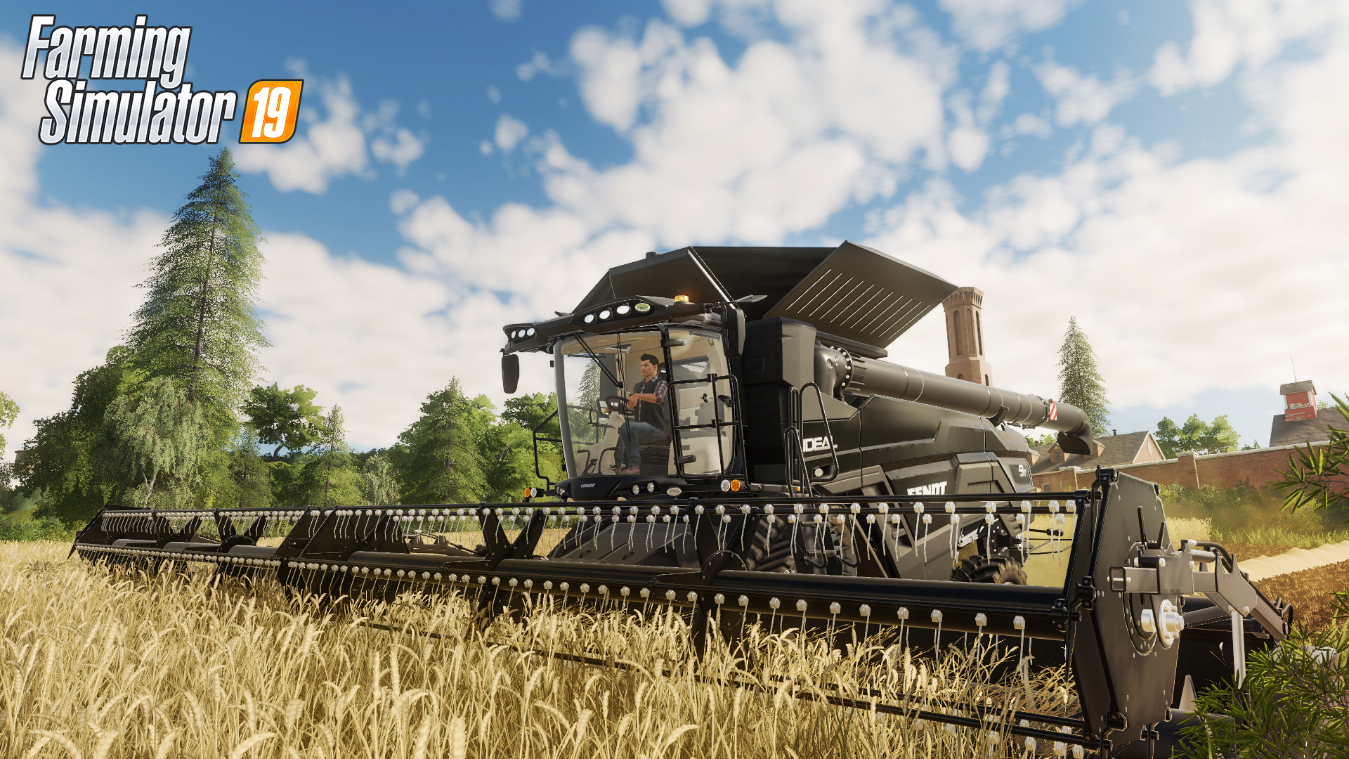 farming simulator wallpaper,harvester,farm,field,agricultural machinery,vehicle