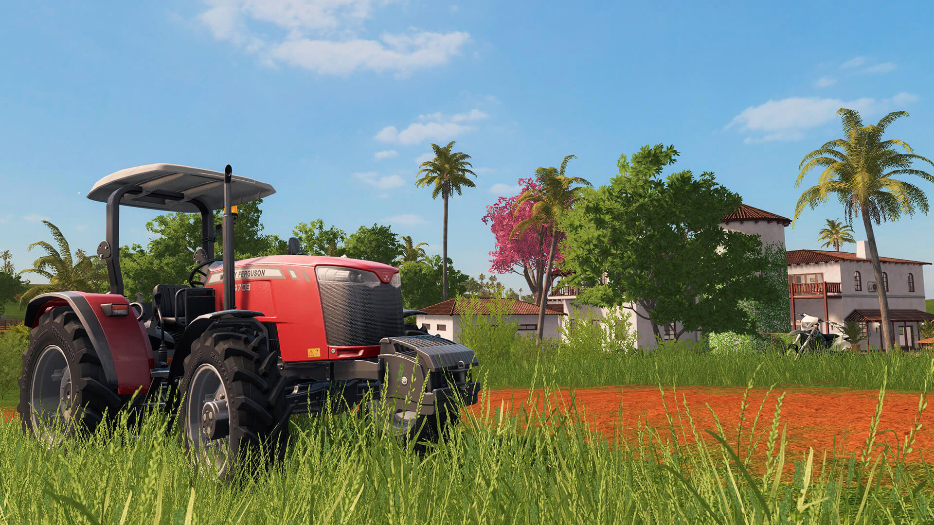 fond d'écran de simulateur agricole,champ,ferme,véhicule,zone rurale,herbe