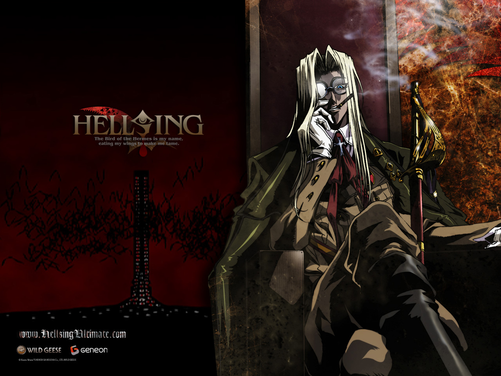 Hellsing Wallpaper Red Cg Artwork Darkness Fictional Character Illustration Wallpaperuse
