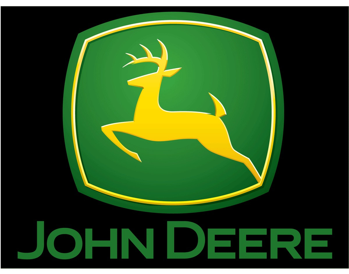 papier peint logo john deere,vert,emblème,cerf,police de caractère,graphique