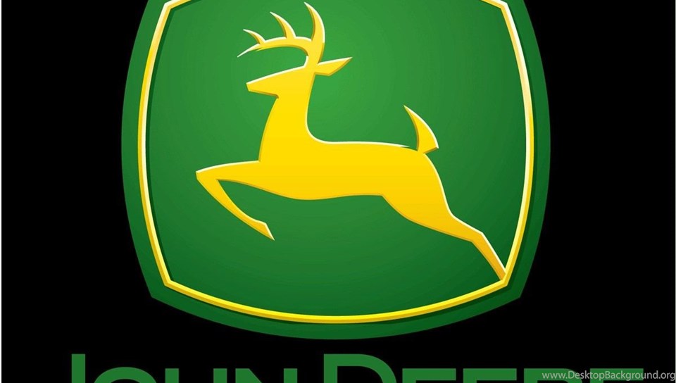 ジョンディアのロゴの壁紙,緑,鹿,フォント,グラフィックス,看板