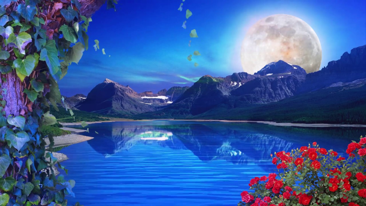 natural images hd wallpaper desktop background,natural landscape,nature,sky,moonlight,moon