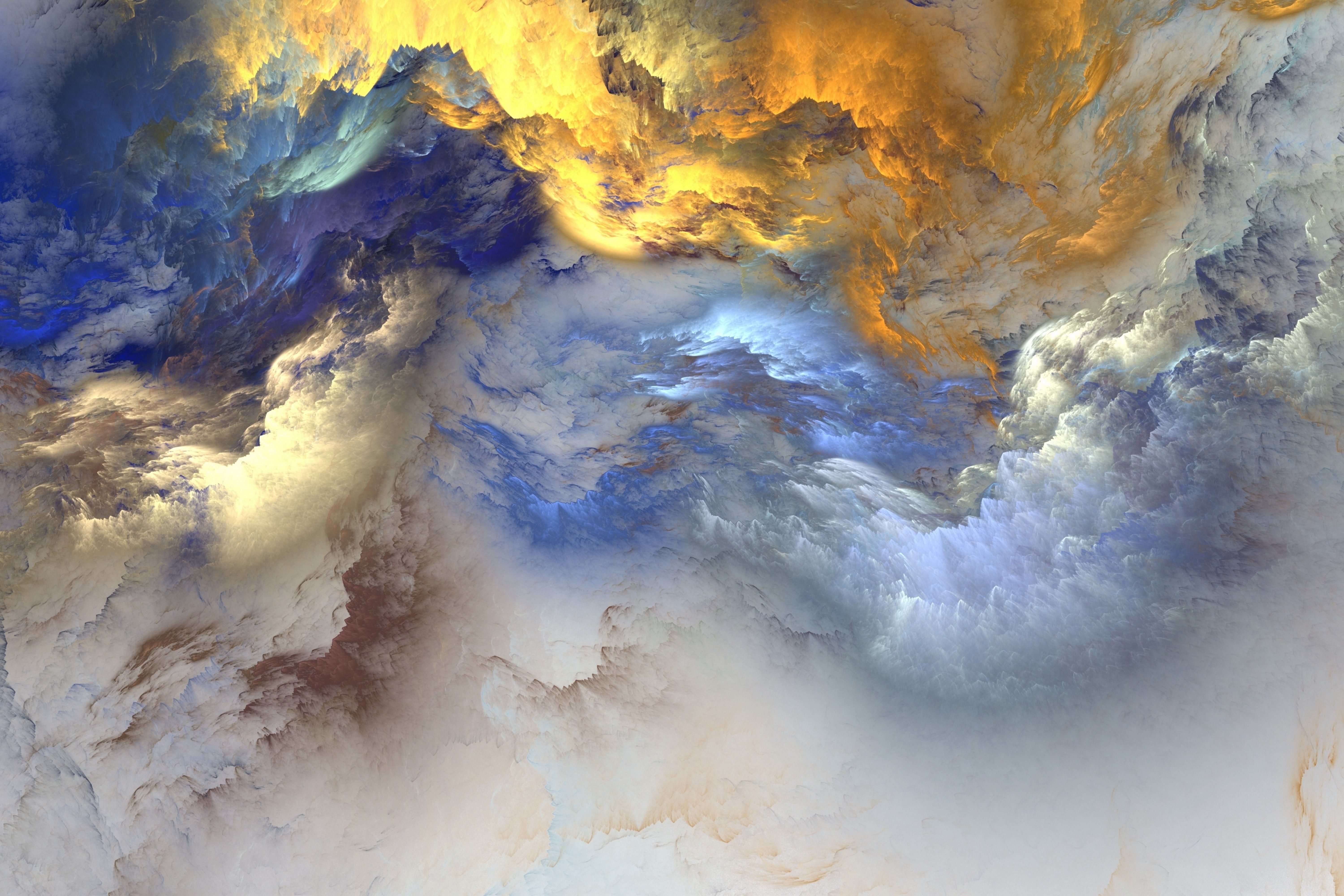 sfondo ad alta risoluzione hd,atmosfera,blu,cielo,pittura ad acquerello,nube