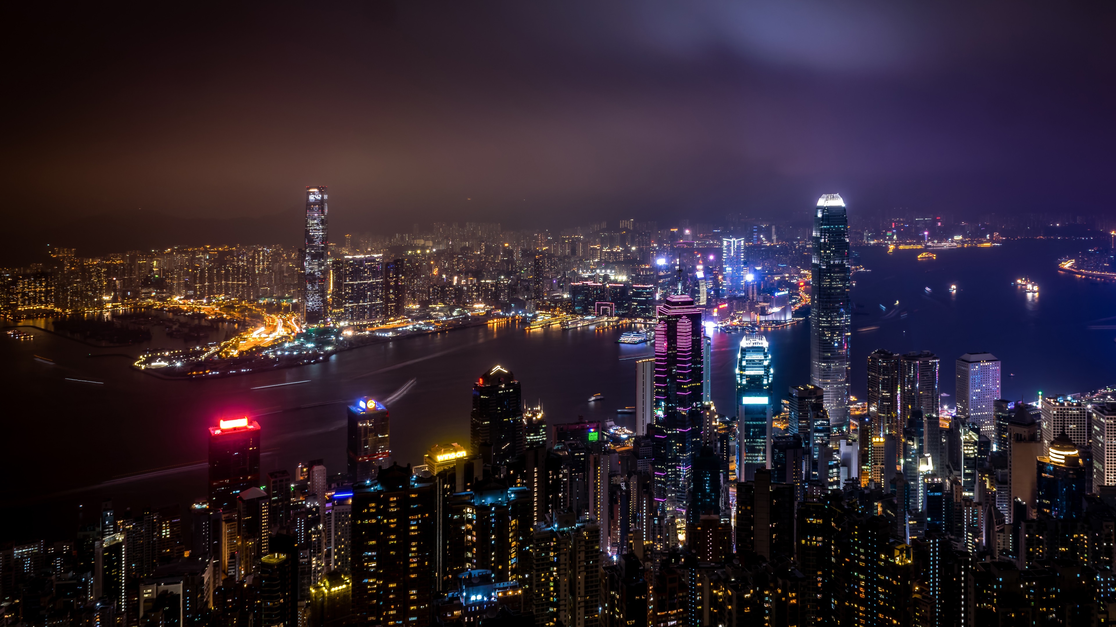 夜景壁紙,都市の景観,市,首都圏,市街地,夜