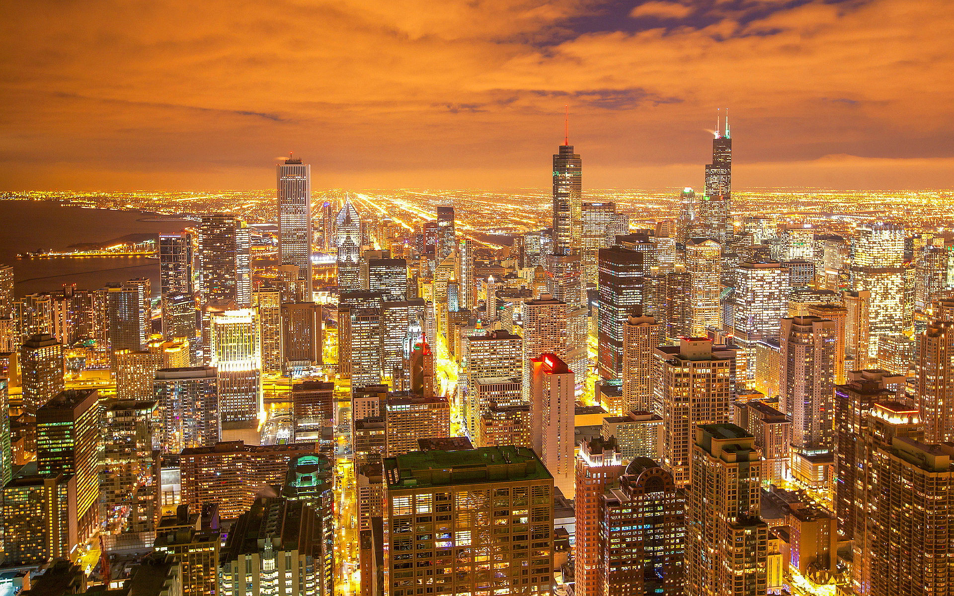 fondo de pantalla de vista nocturna,ciudad,paisaje urbano,horizonte,área metropolitana,rascacielos