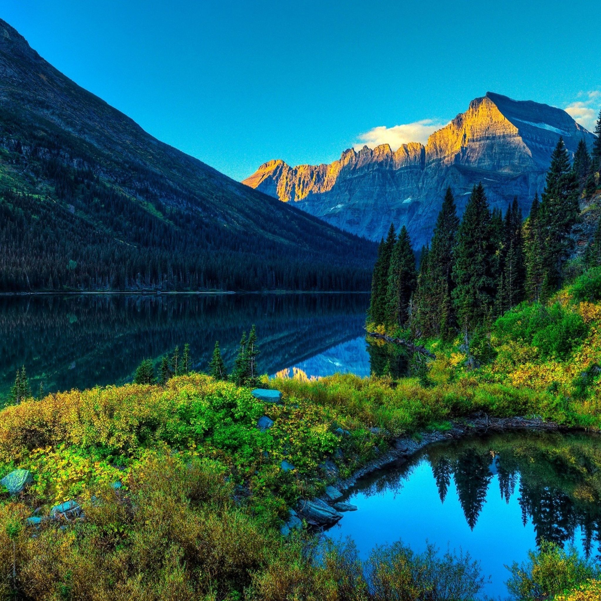 3840 sfondi,paesaggio naturale,natura,montagna,riflessione,cielo