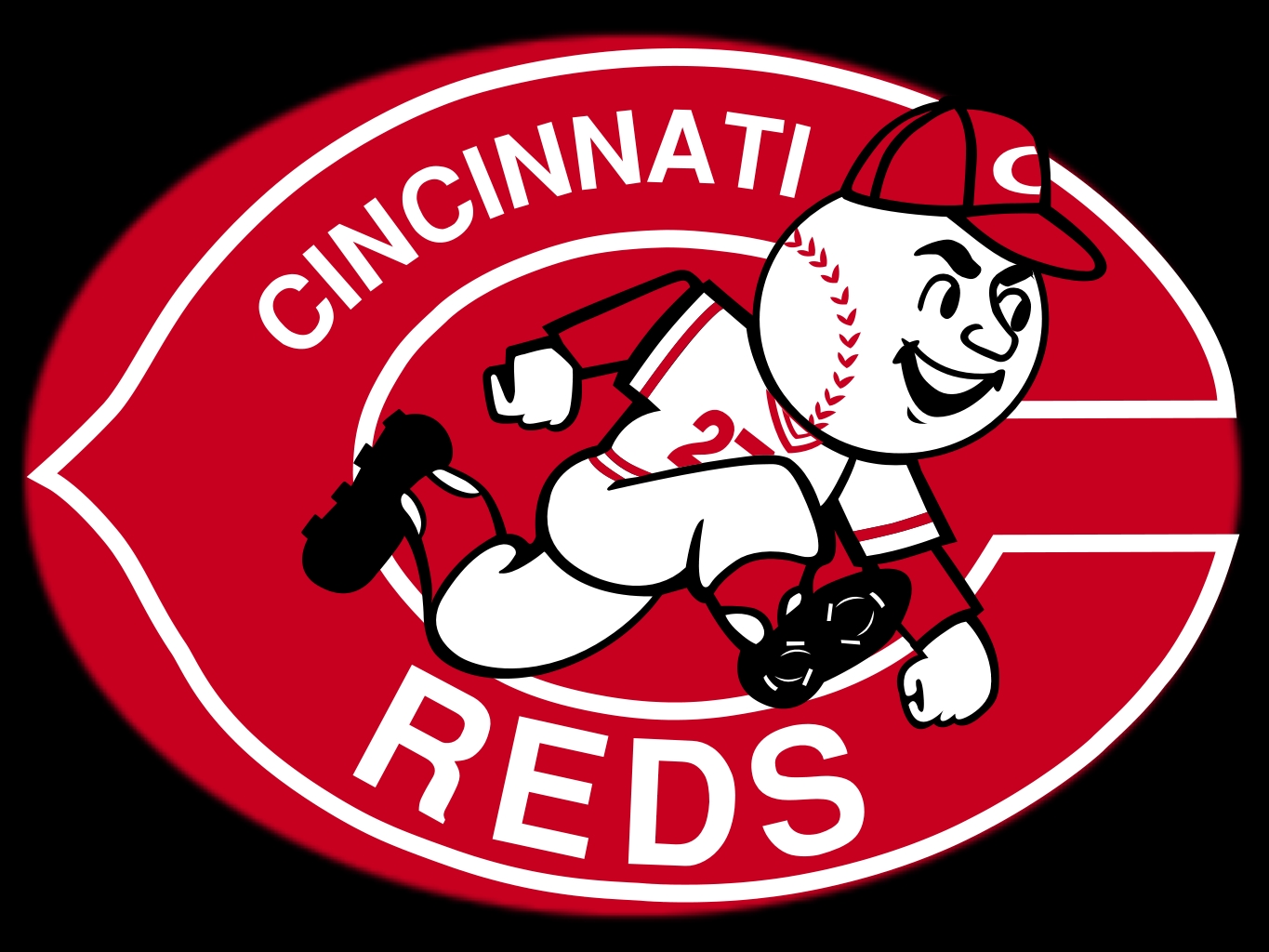 cincinnati reds wallpaper,red,logo,label,font,sticker