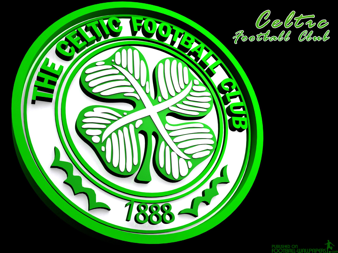 fondo de pantalla celta fc,verde,emblema,fuente,símbolo,gráficos