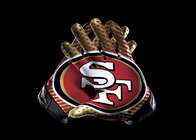 fondo de pantalla de san francisco 49ers,equipo de protección personal,engranaje de los deportes,mano,emblema