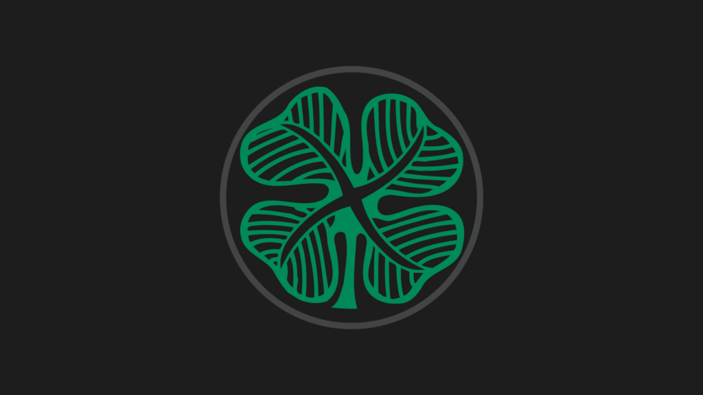 carta da parati celtica fc,verde,foglia,simbolo,font,trifoglio