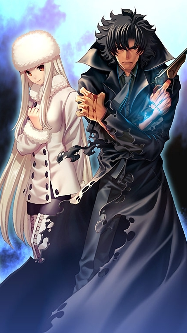 fate stay night iphone wallpaper,cg artwork,anime,cartoon,black hair,illustration