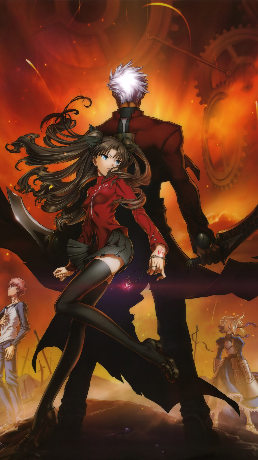 Fate Stay Night Iphone Wallpaper Anime Cg Artwork Cartoon Fictional Character Demon Wallpaperuse