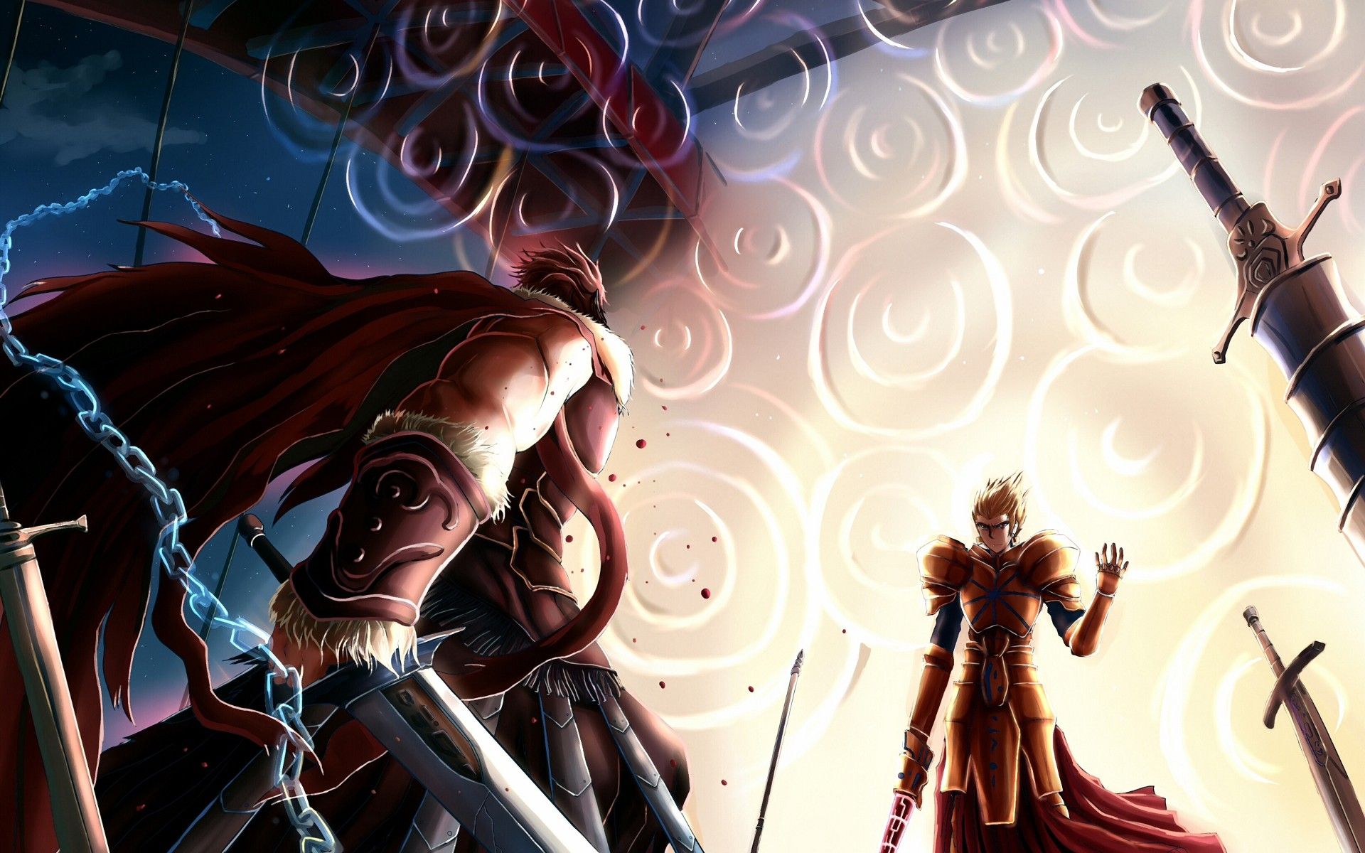 Gilgamesh Fate Wallpaper Anime Cartoon Fictional Character Cg Artwork Artwork Wallpaperuse