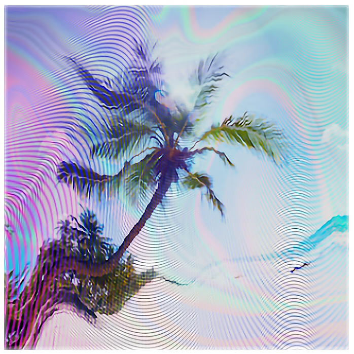tumblr png wallpaper,tree,palm tree,sky,painting,arecales