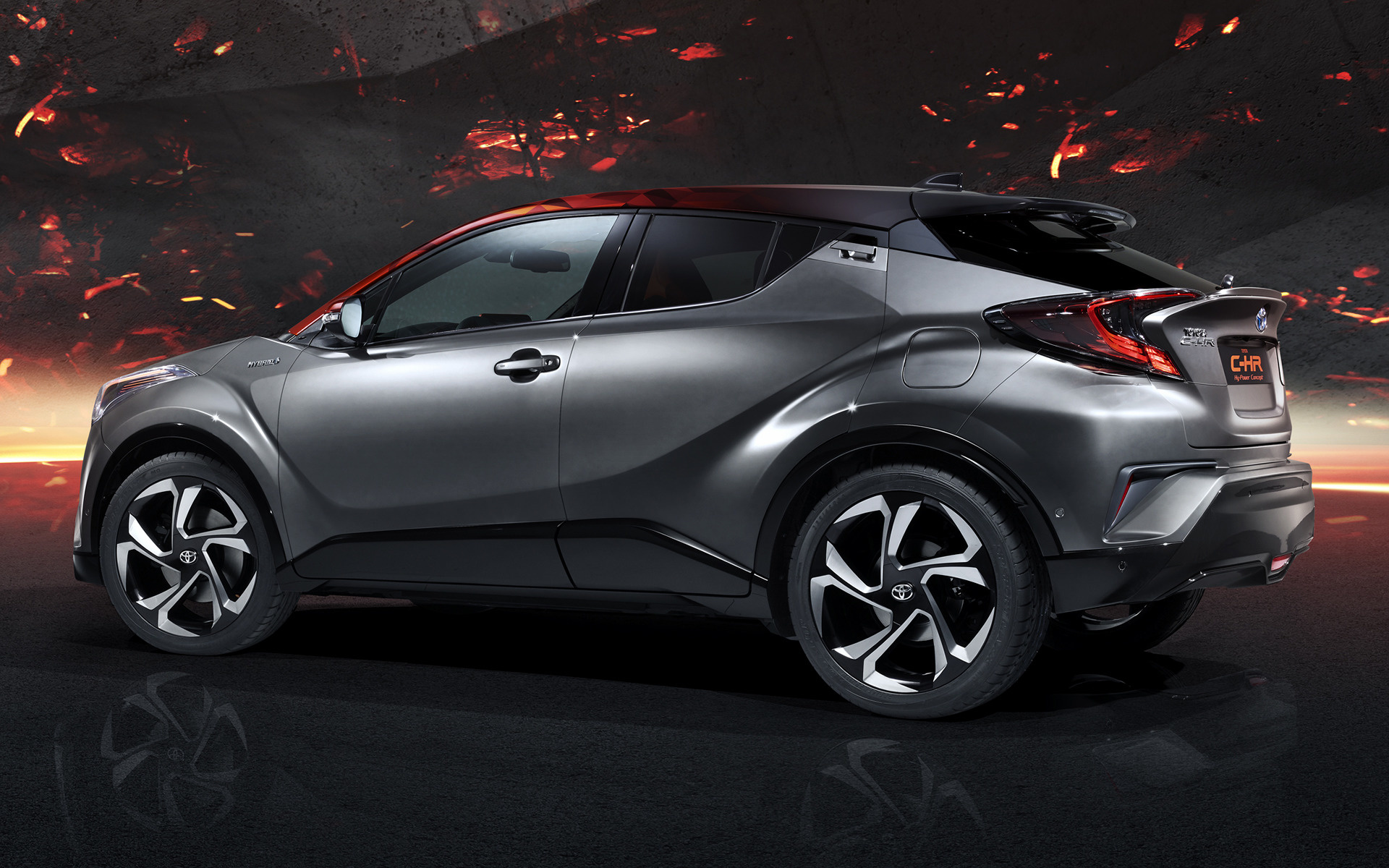 toyota chr wallpaper,land vehicle,vehicle,car,automotive design,motor vehicle