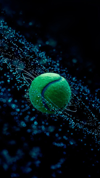 테니스 배경 아이폰,초록,물,테니스 공,구체,생기