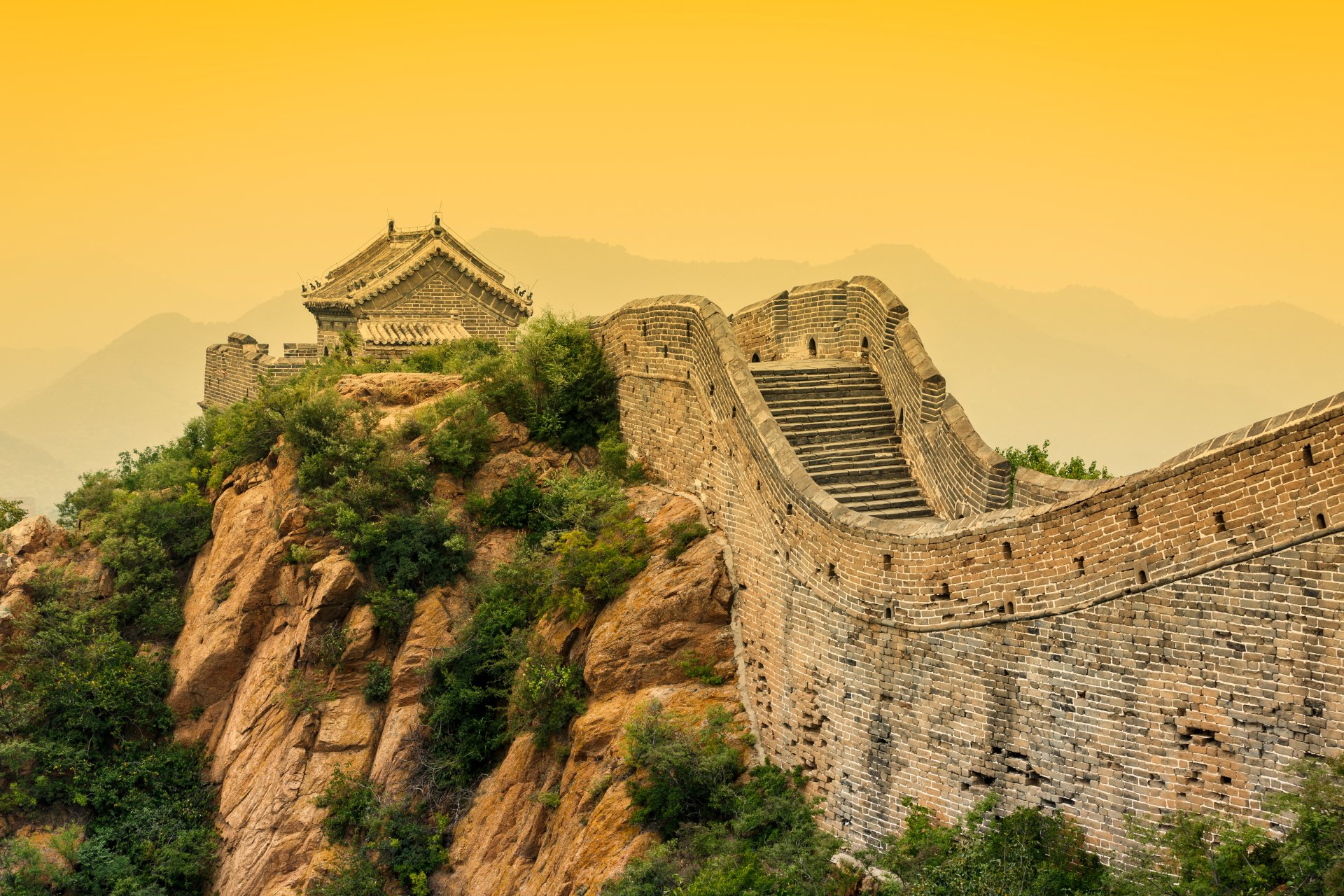 great wall wallpaper,landmark,fortification,wall,historic site,sky