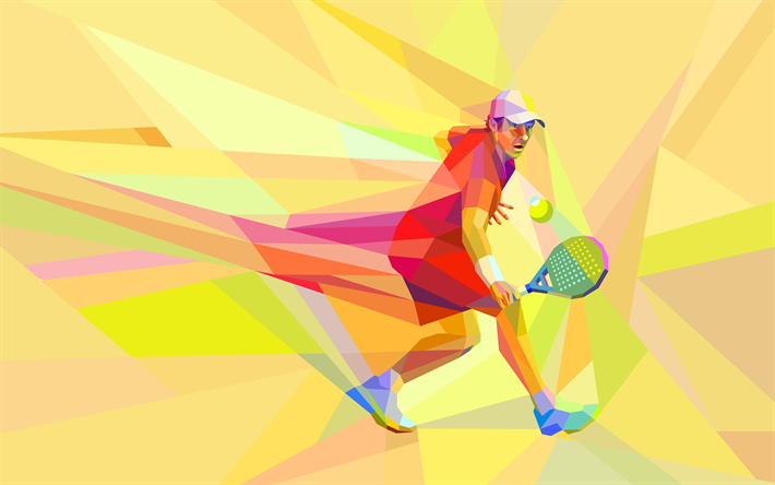 테니스 선수 벽지,노랑,삽화,댄스,미술,그래픽 디자인