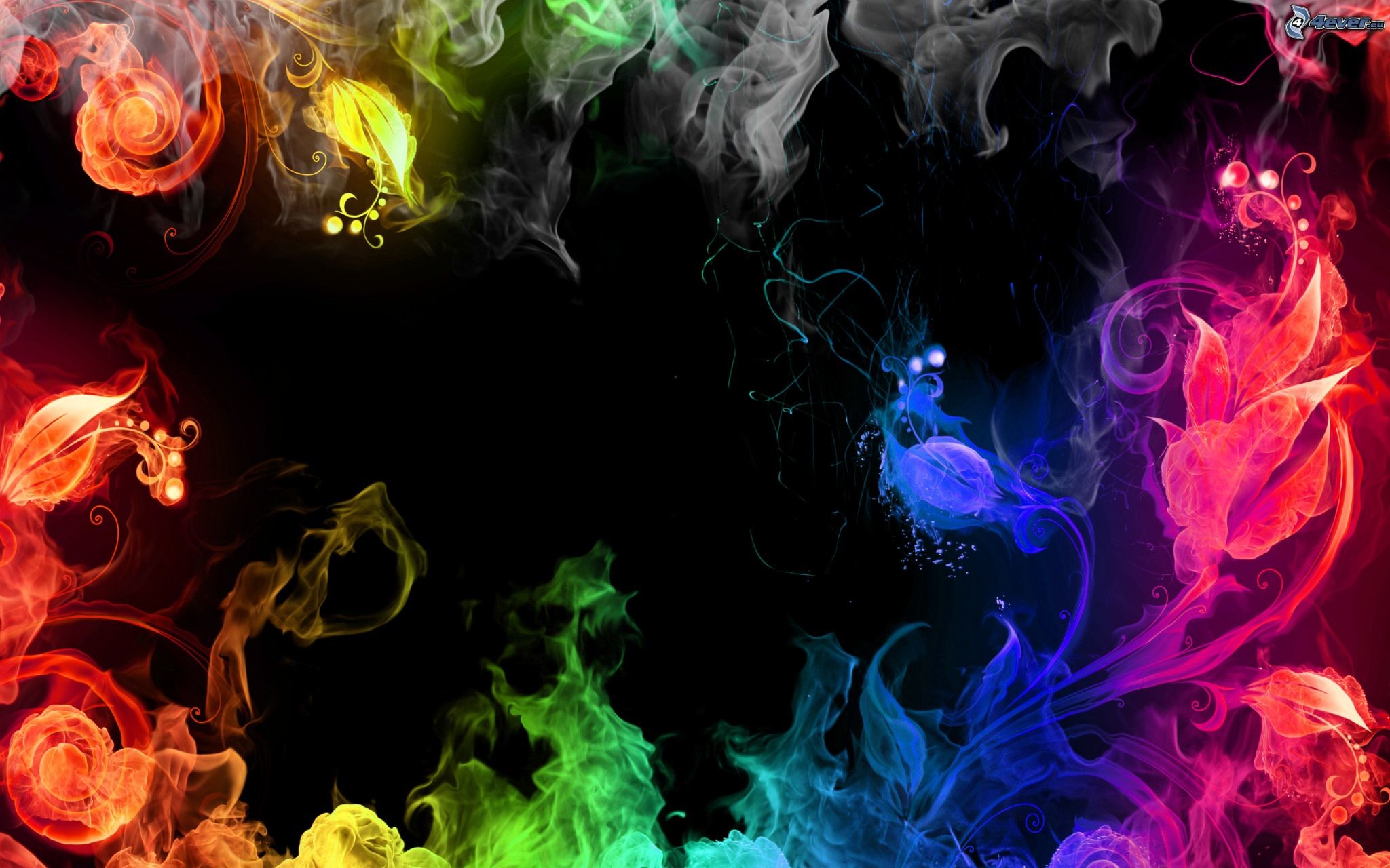 fond d'écran de fumée colorée,fumée,art fractal,conception graphique,conception,modèle