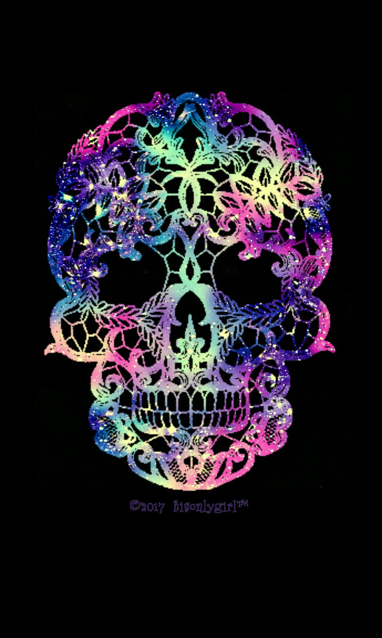 girly skull wallpaper,skull,bone,illustration,graphic design,design