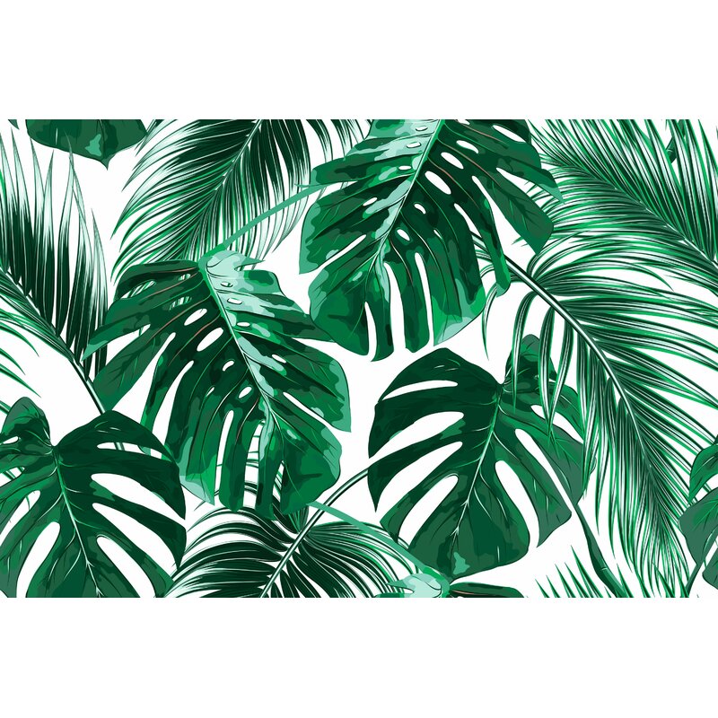green palm leaf wallpaper,green,vegetation,leaf,plant,palm tree