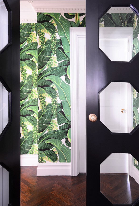 화염 벽지,초록,잎,인테리어 디자인,방,창문