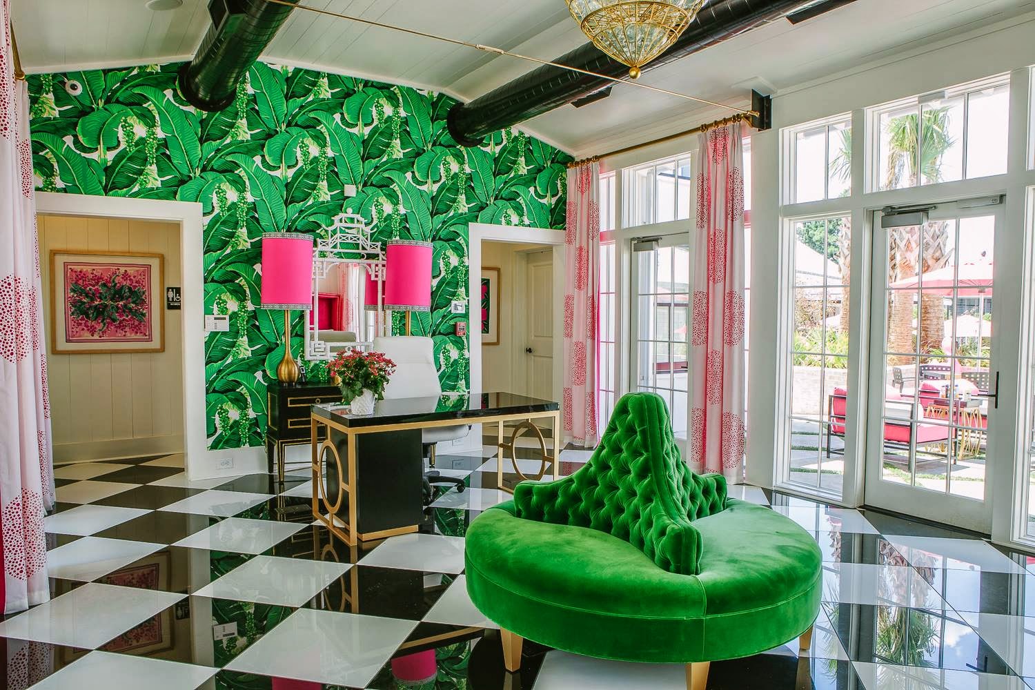 brazilliance wallpaper,room,interior design,property,green,living room