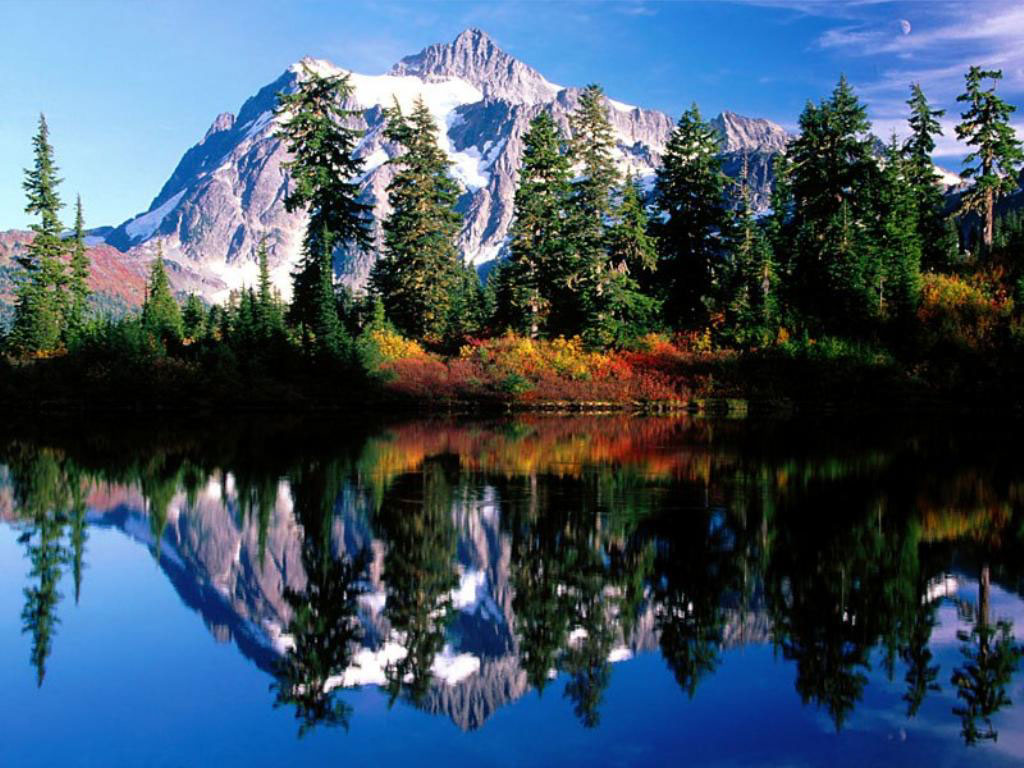 nature mountain wallpaper,reflection,natural landscape,nature,mountain,wilderness