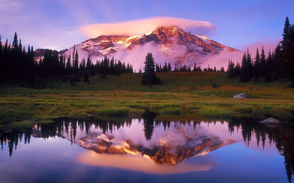 naturaleza montaña fondo de pantalla,paisaje natural,reflexión,naturaleza,cielo,montaña