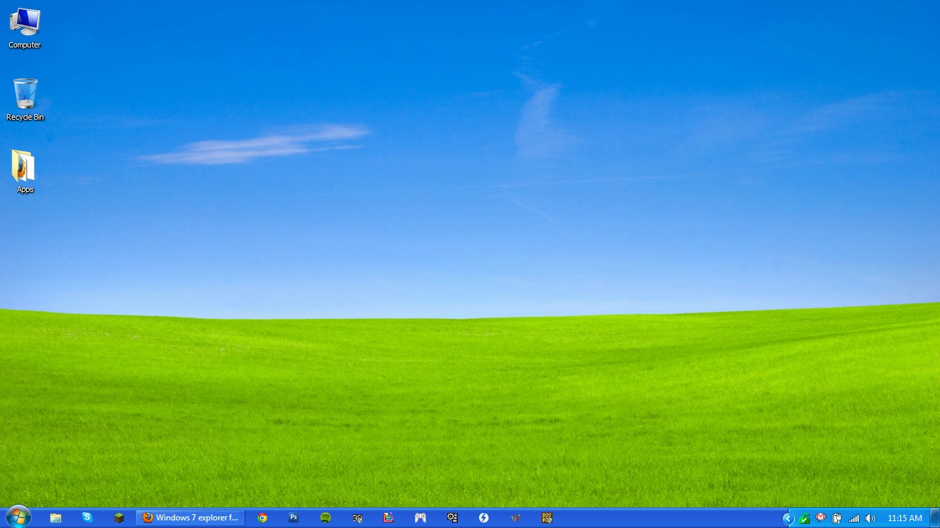 fondo de pantalla clásico de windows,pradera,cielo,verde,azul,campo