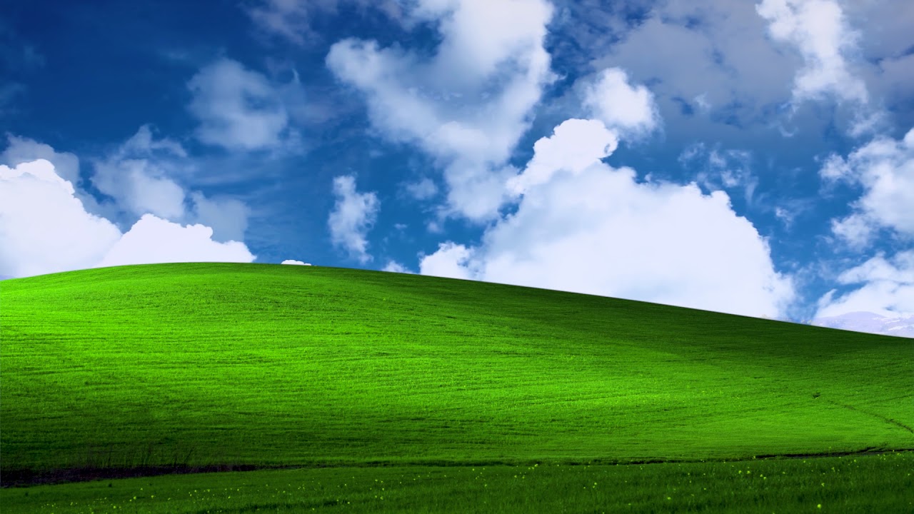 fond d'écran par défaut de windows xp,vert,prairie,ciel,paysage naturel,la nature