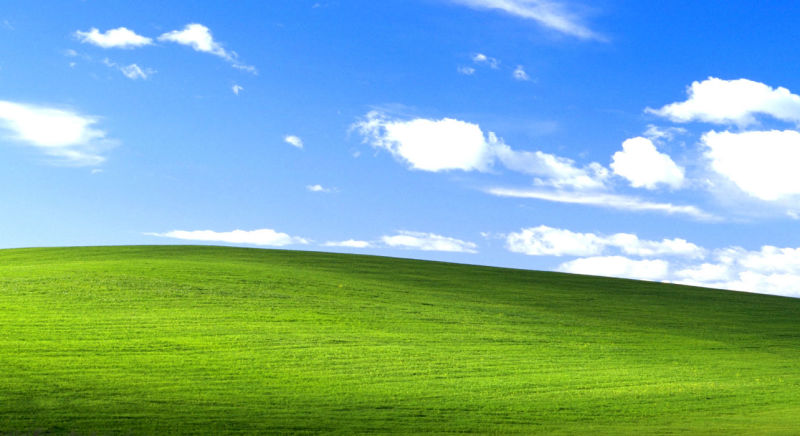 sfondo predefinito di windows xp,prateria,verde,cielo,paesaggio naturale,natura