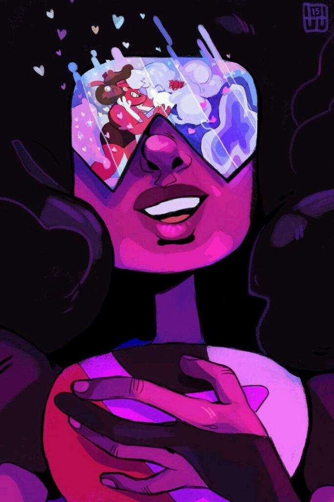 garnet wallpaper,fictional character,illustration,graphic design,animation,magenta