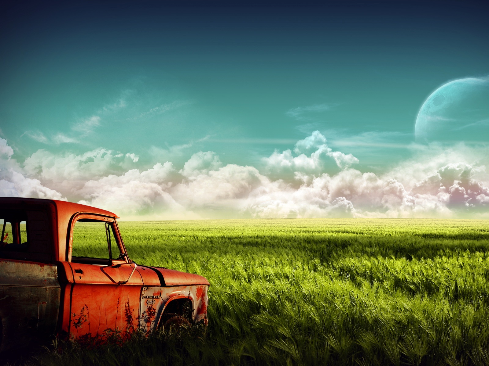vieux fond d'écran windows,la nature,ciel,prairie,herbe,véhicule