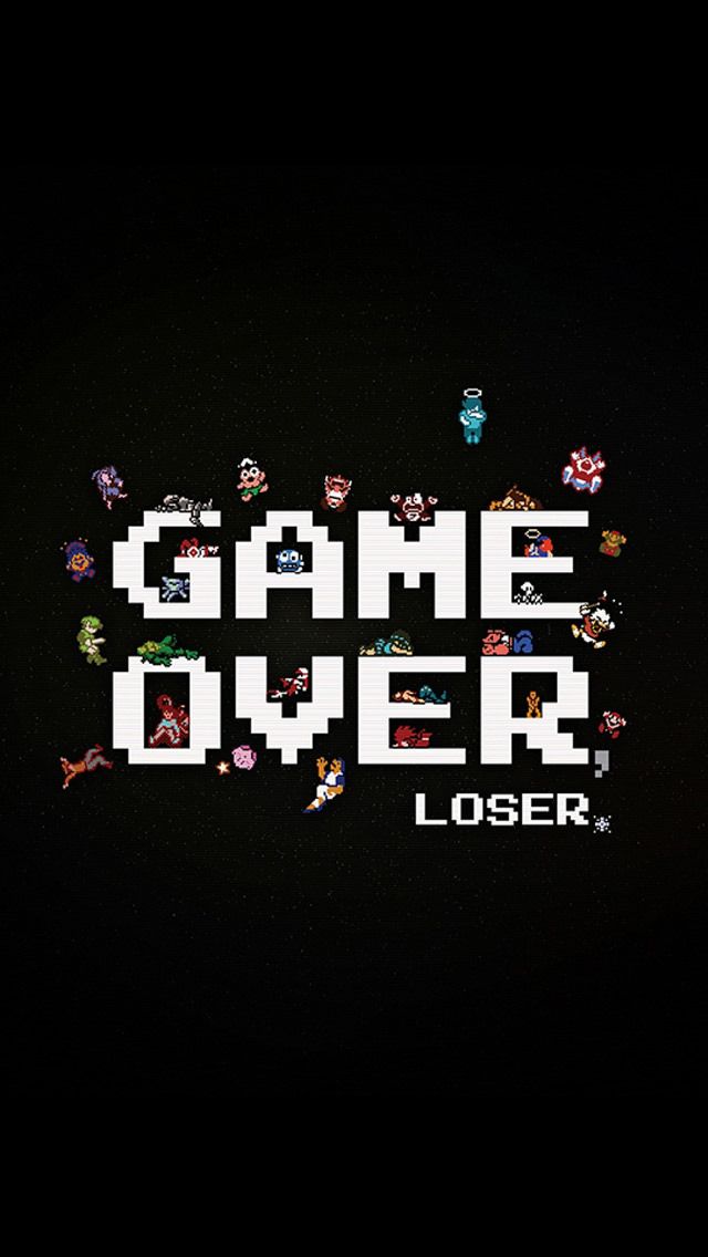 wallpaper game over,text,font,logo,graphic design,t shirt